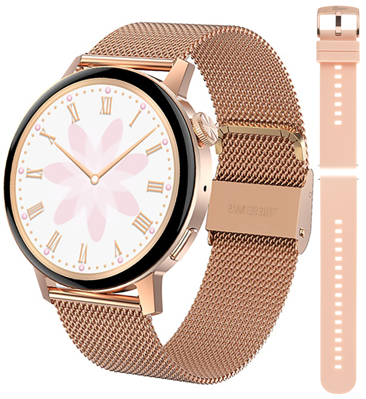 Hagen Smartwatch HC10 różowe złoto + pasek HC10.110.1410.539-SET