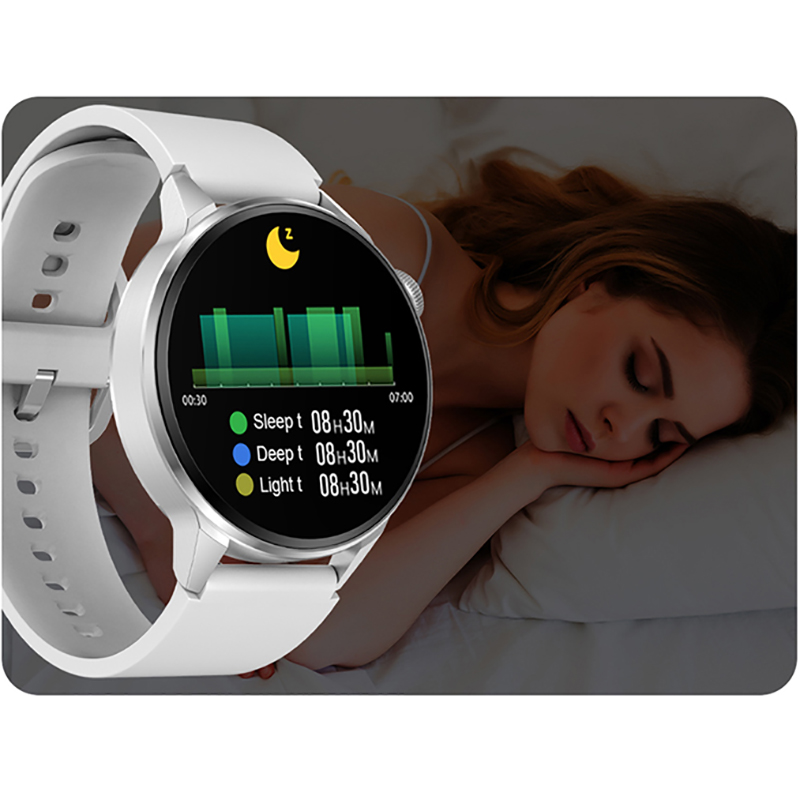 Hagen HC13141410 zegarek różowe złoto sportowy Smartwatch bransoleta - miniatura 5