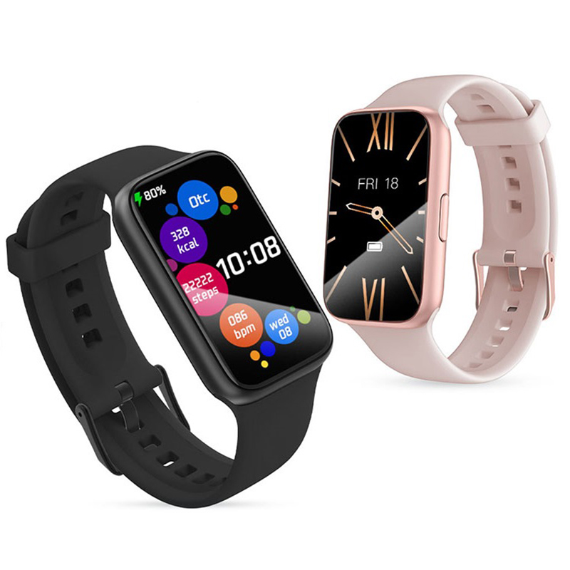 Hagen HC16210532532-SET zegarek różowe złoto sportowy Smartwatch pasek - miniatura 5