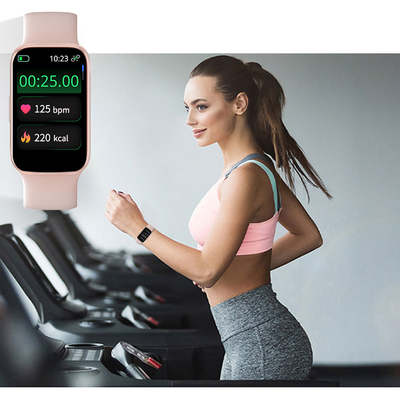 Hagen HC1624534534-SET Smartwatch HC16 czarny + pasek zegarek sportowy Smartwatch - miniatura 2