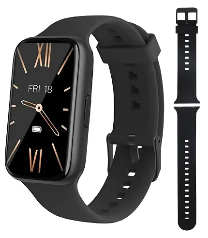 Hagen HC1624534534-SET Smartwatch Smartwatch HC16 czarny + pasek - zdjęcie 1