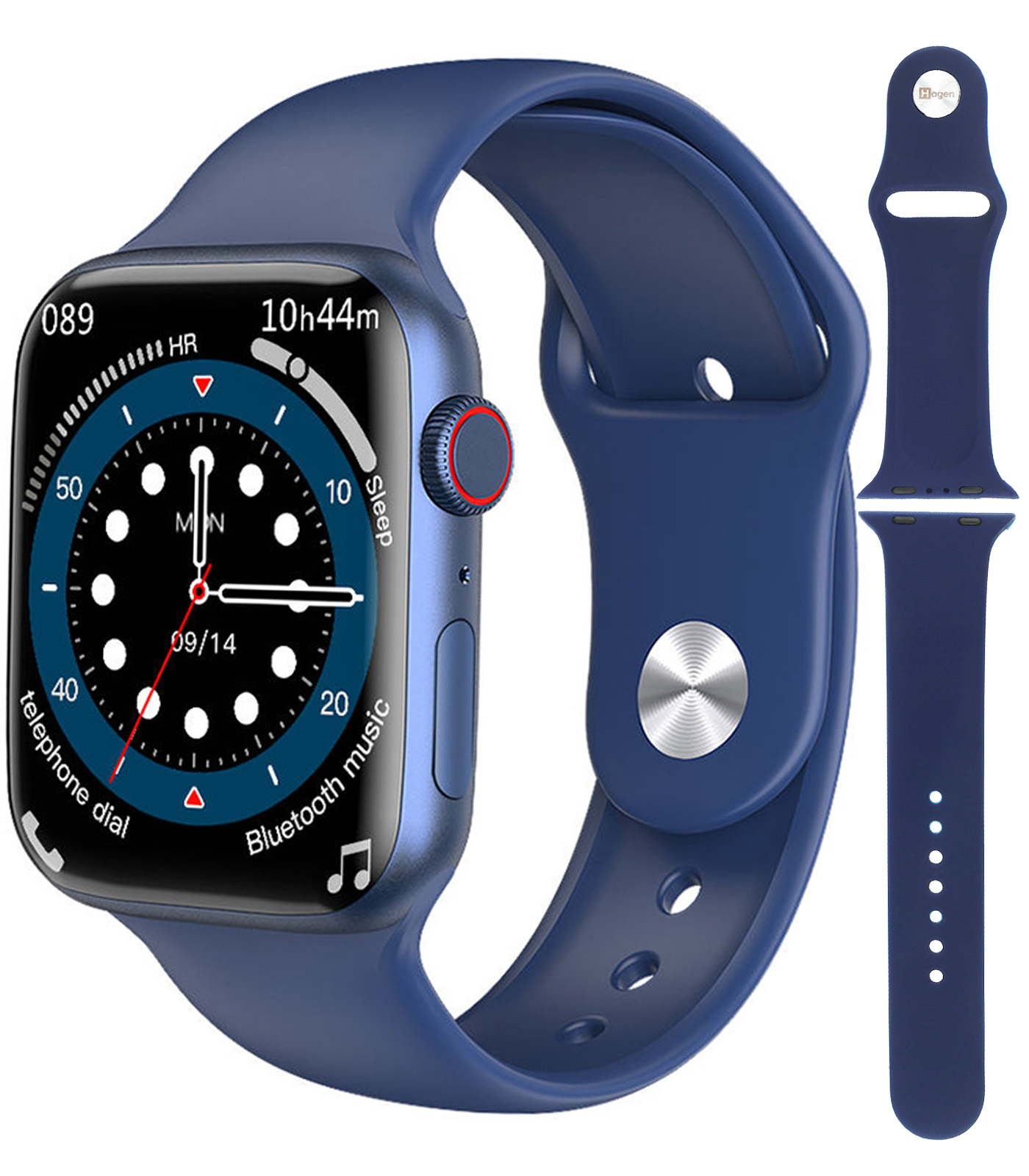 Hagen Smartwatch HC17 niebieski+ pasek HC17.17.567.567-SET