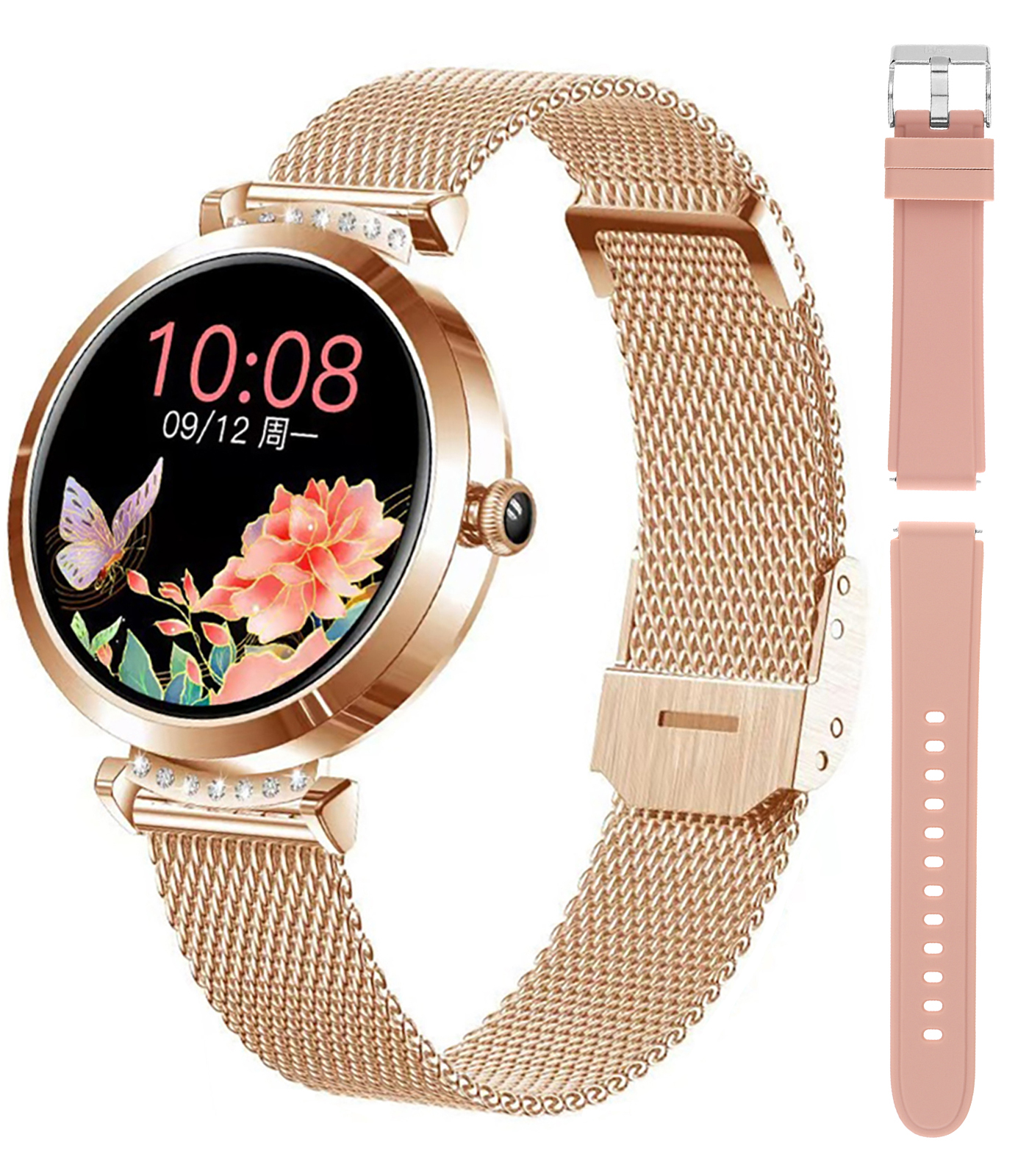 Hagen Smartwatch HC23 różowe złoto + pasek HC23.110.1410.539-SET