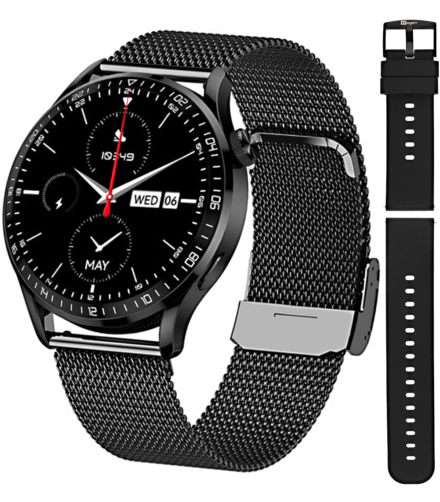 Hagen Smartwatch HC27 czarny + pasek HC27.14.144.234-SET