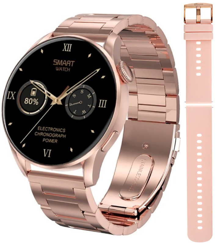 Hagen Smartwatch HC3 różowe złoto + pasek HC3.110.1110.539-SET