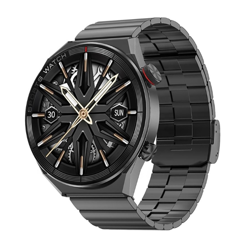 Hagen HC3114114534-SET zegarek czarny sportowy Smartwatch bransoleta - miniatura 2