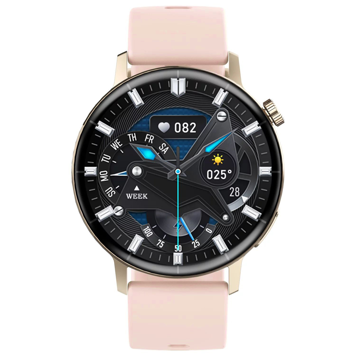 Hagen HC32110539 zegarek męski Smartwatch różowe złoto - miniatura 2