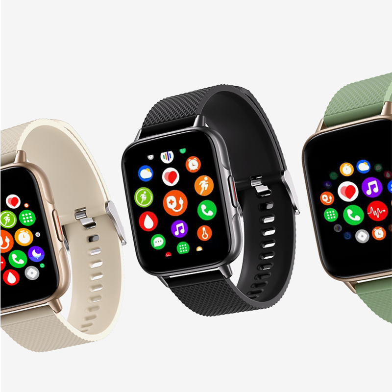 Hagen HC3314534534-SET Smartwatch Smartwatch HC33 czarny + pasek zegarek damski sportowy z tworzywa sztucznego - miniatura 8