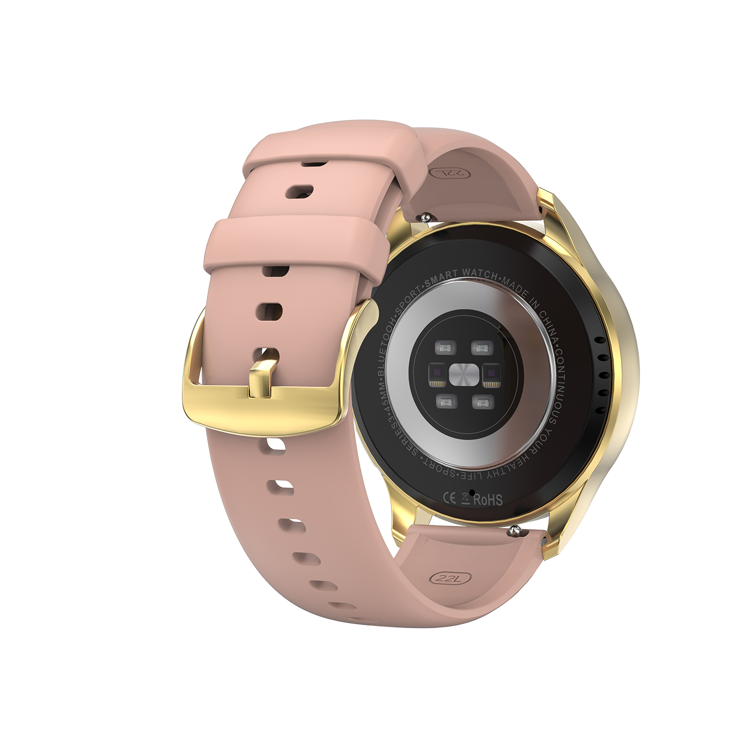 Hagen HC391155315 Smartwatch HC39 Różowe złoto zegarek sportowy Smartwatch - miniatura 5