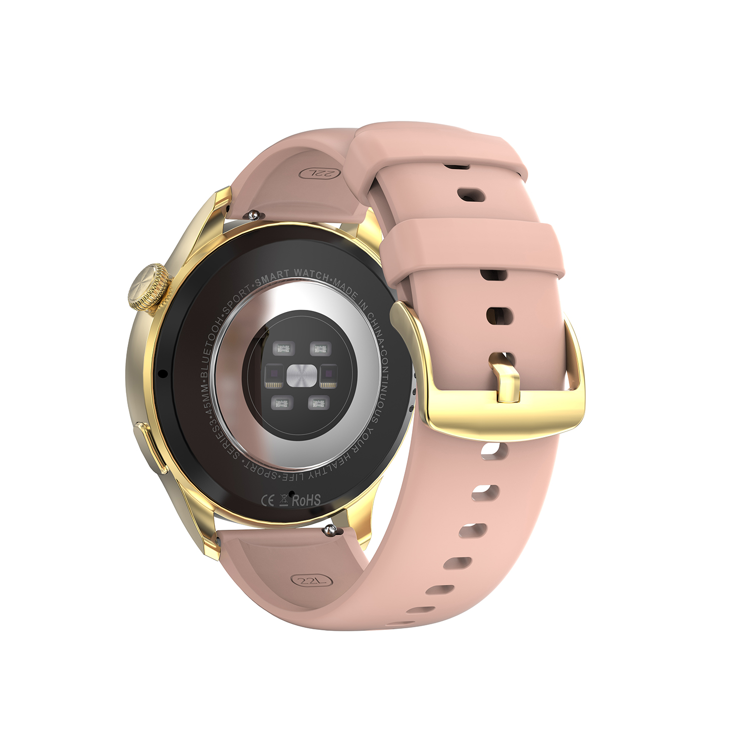 Hagen HC391155315 zegarek złoty sportowy Smartwatch pasek - miniatura 4
