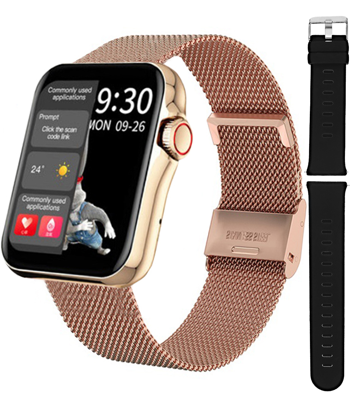 Hagen Smartwatch HC4 różowe złoto + pasek HC4.110.1410.534-SET