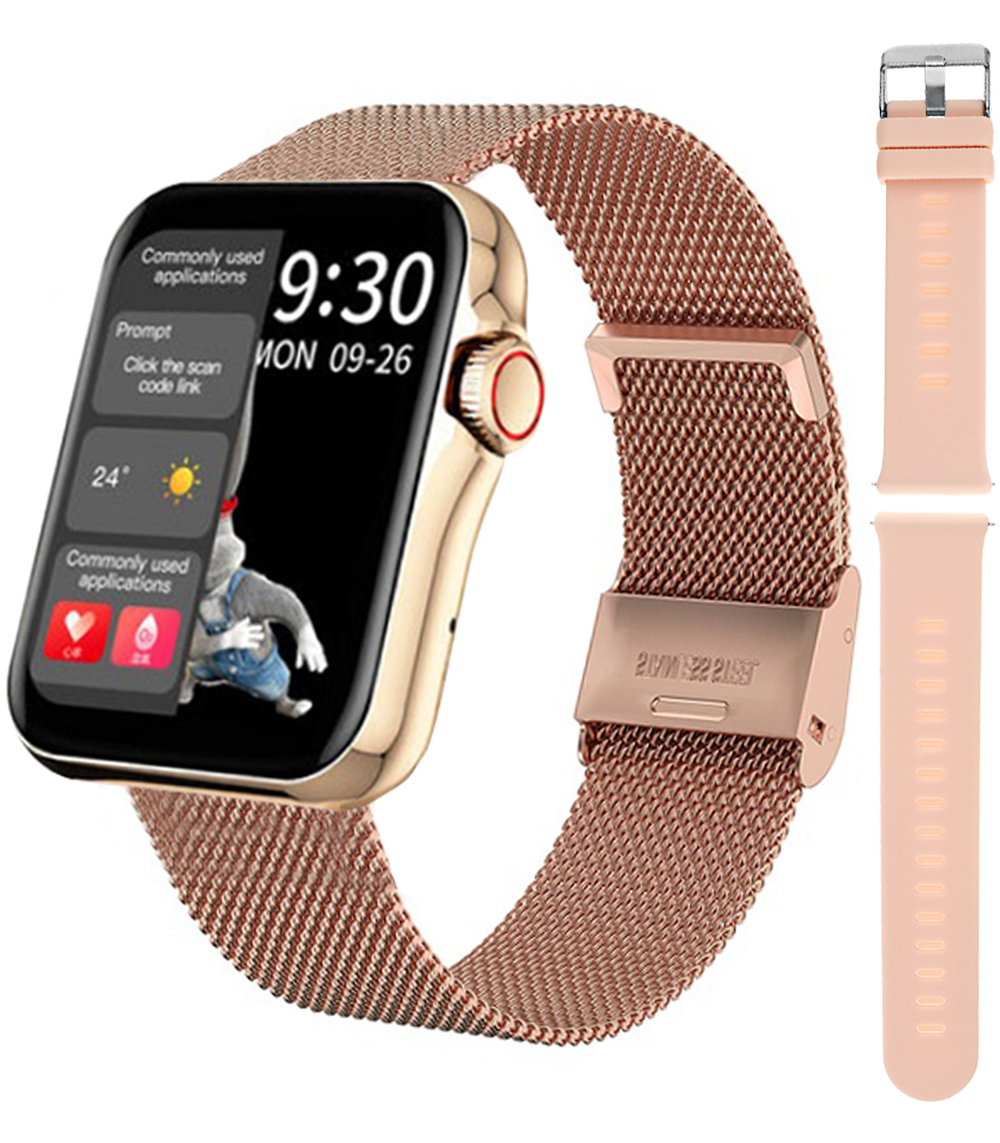 Hagen Smartwatch HC4 różowe złoto + pasek HC4.110.1410.539-SET