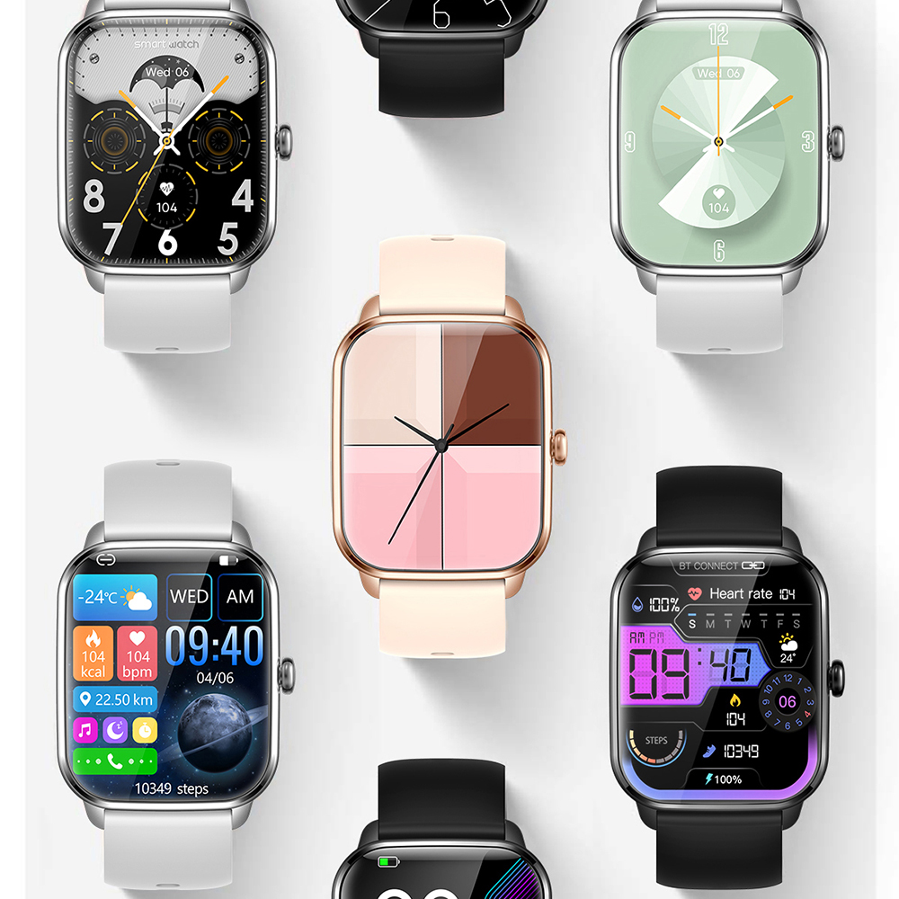 Hagen HC461111411 Smartwatch HC46 srebrny mesh zegarek sportowy Smartwatch - miniatura 4