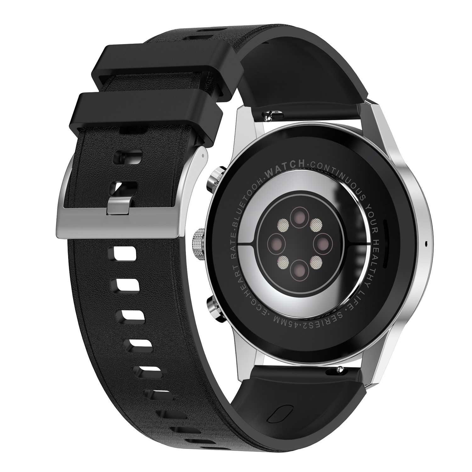 Hagen HC581111411534-SET Smartwatch Smartwatch HC58 srebrny + pasek zegarek męski sportowy z tworzywa sztucznego - miniatura 6