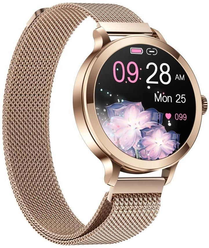 Hagen HC821105310 Smartwatch HC82 Różowe Złoto zegarek biżuteryjny Smartwatch - miniatura 4