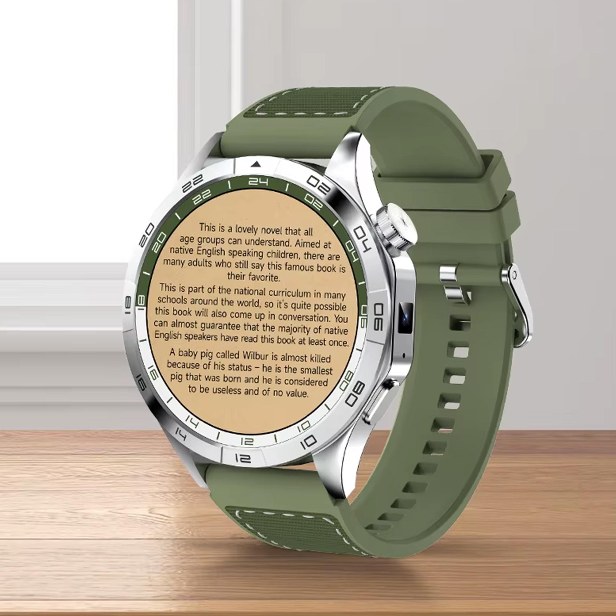 Hagen HC9511133145314-SET Smartwatch HC95 Zielone + Zielone Paski zegarek Smartwatch