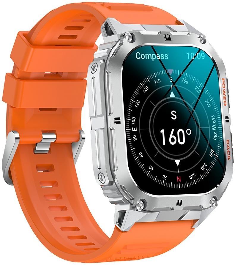Hagen HC972115314 zegarek srebrny sportowy Smartwatch pasek - miniatura 8