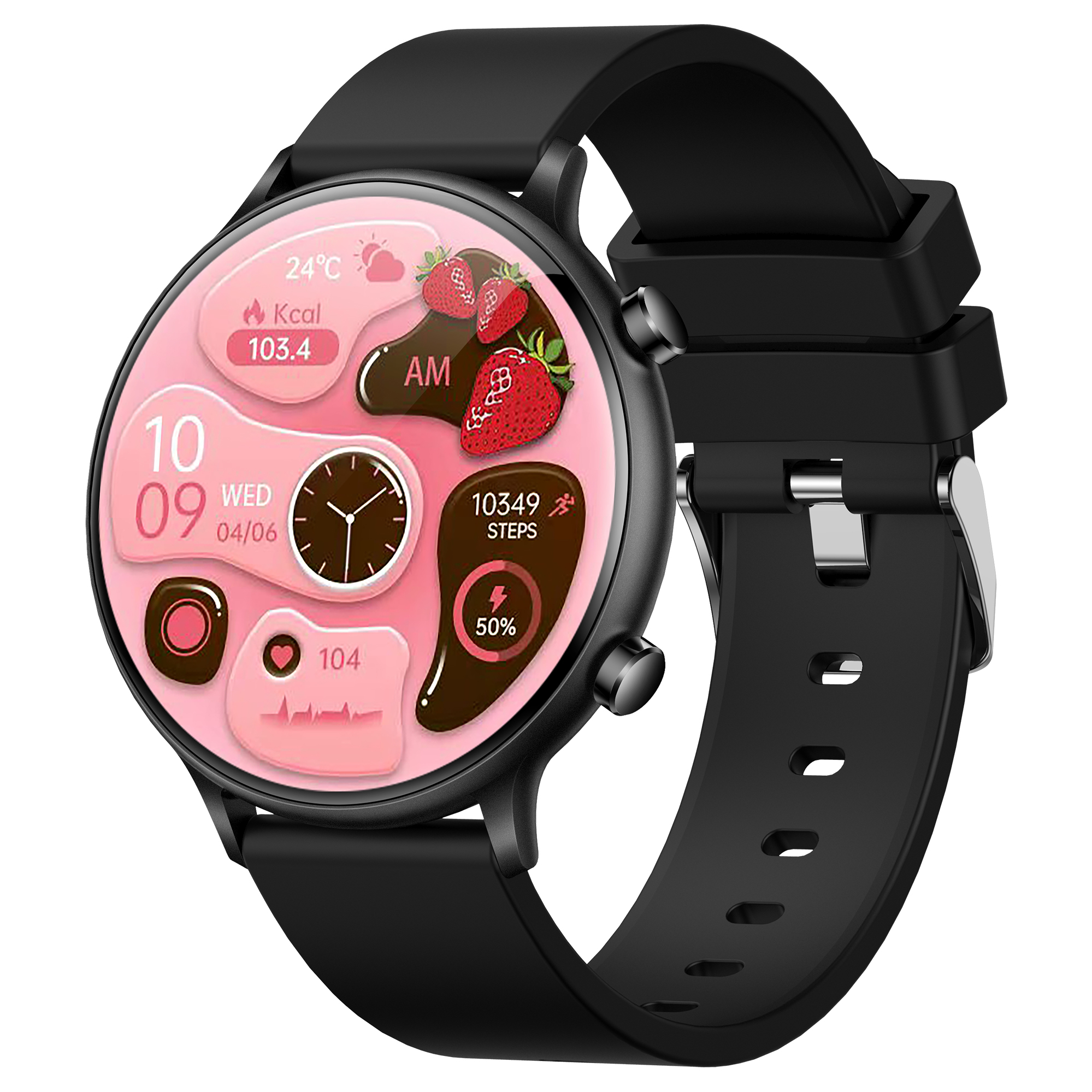 Hagen HC9914114534-SET Smartwatch HC99 Czarny Zestaw z Paskiem zegarek sportowy Smartwatch - miniatura 3