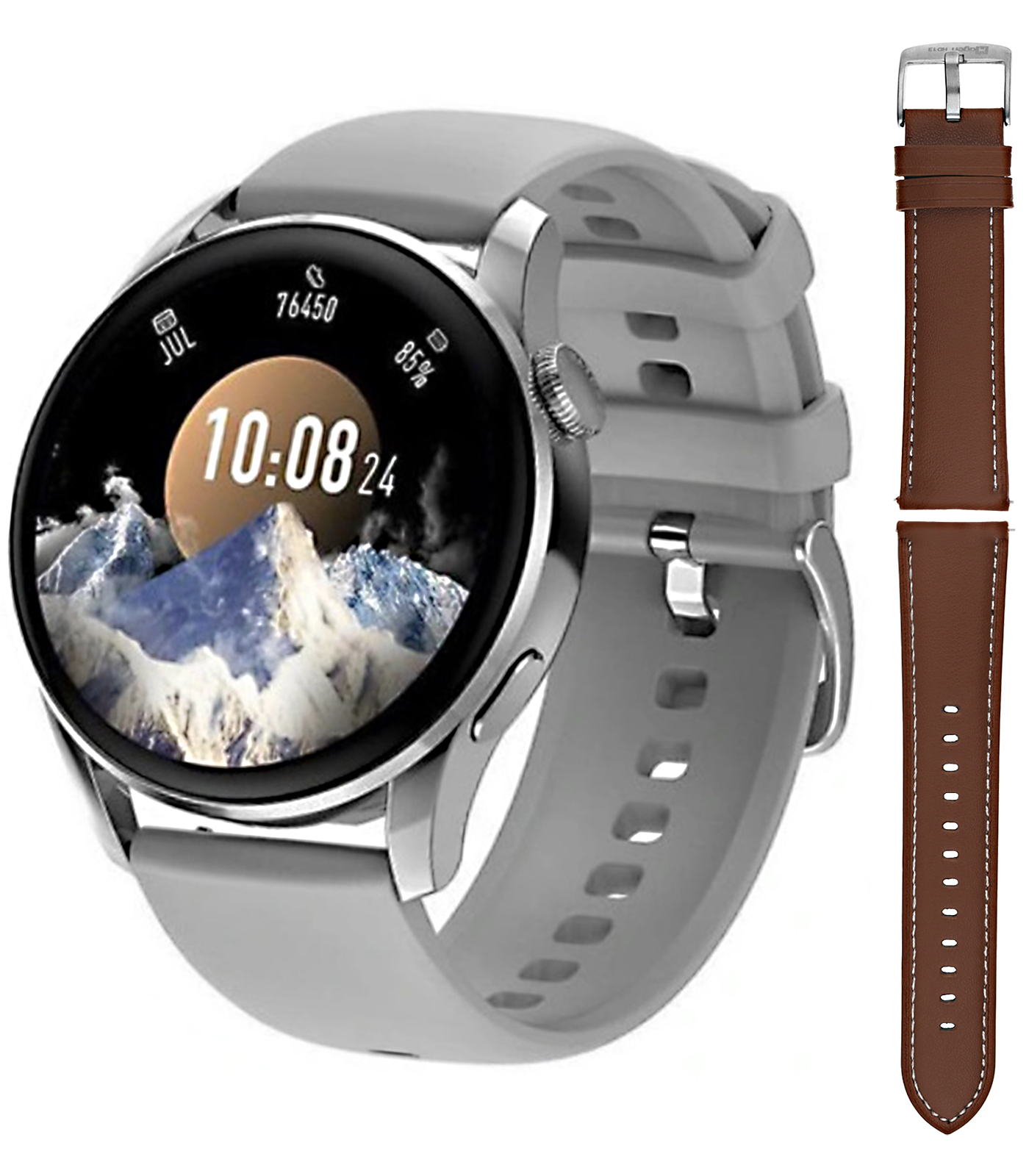 Hagen Smartwatch HD13 srebrny szary + pasek HD13.111.5312.333-SET
