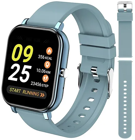 Hagen HD927537 Smartwatch Smartwatch HD9 niebieski + pasek - zdjęcie 1