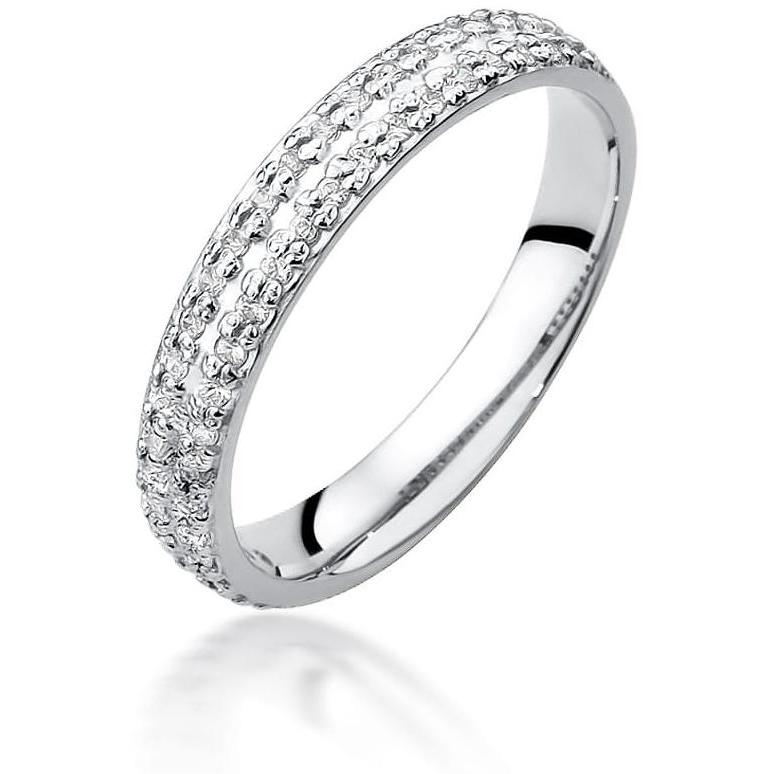 Pierścionek z białego złota próby 375 z diamentami Best Diamonds B1044-PI-00-DIW-02-00 