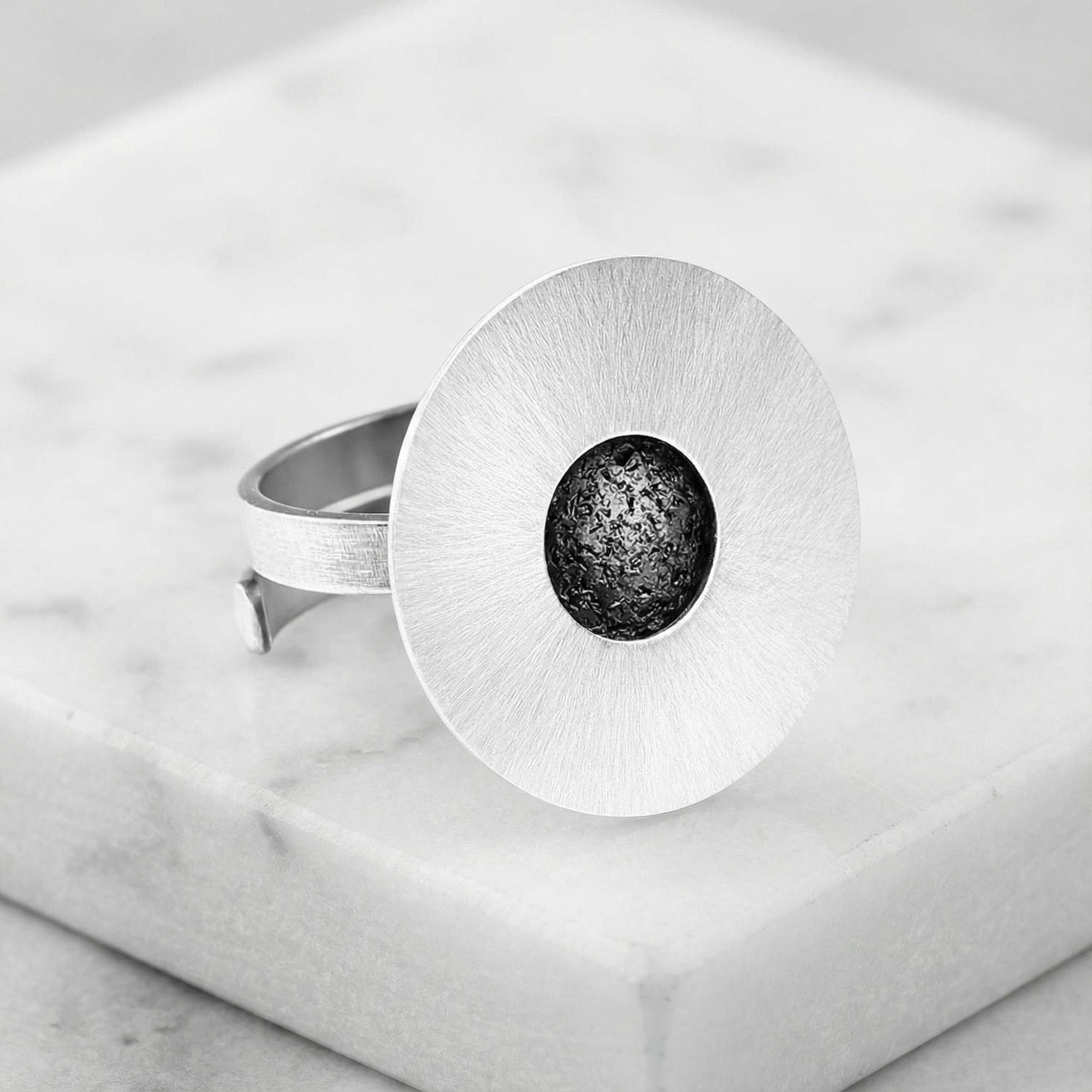 Harf PR0020 Gustowny i elegancki pierścionek srebrny regulowany biżuteria - miniatura 8