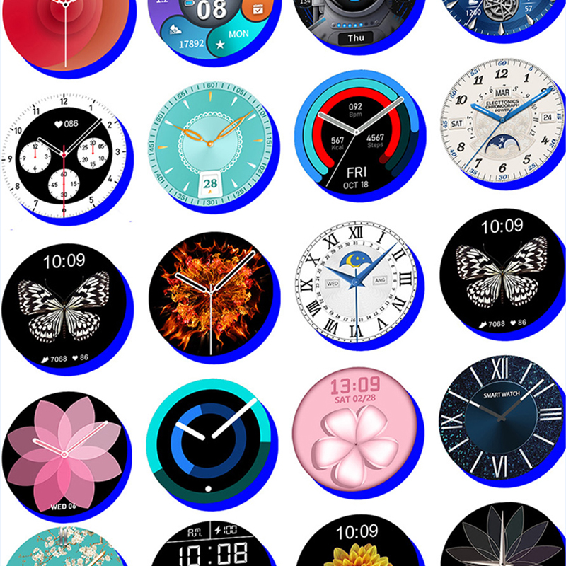 HC811114115312-SET zegarek czarny sportowy Smartwatch bransoleta - miniatura 5