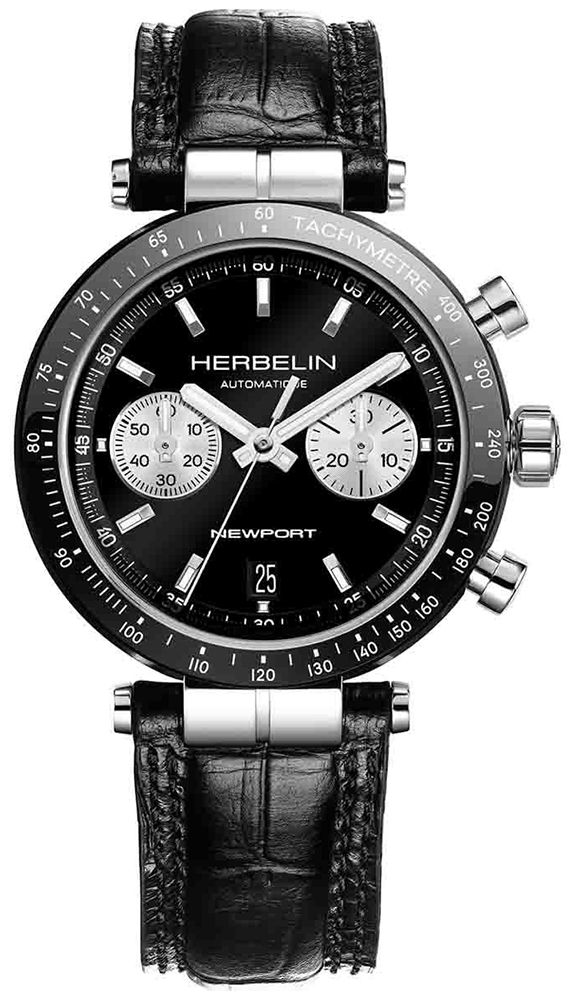 Herbelin NEWPORT HERITAGE CHRONOGRAPH BI-COMPAX REVERSE PANDA 256ACN24