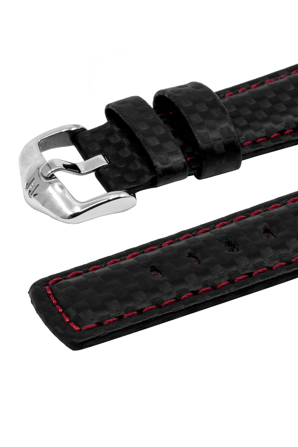 Hirsch 02592052-2-24 CARBON pasek do zegarka - miniatura 4