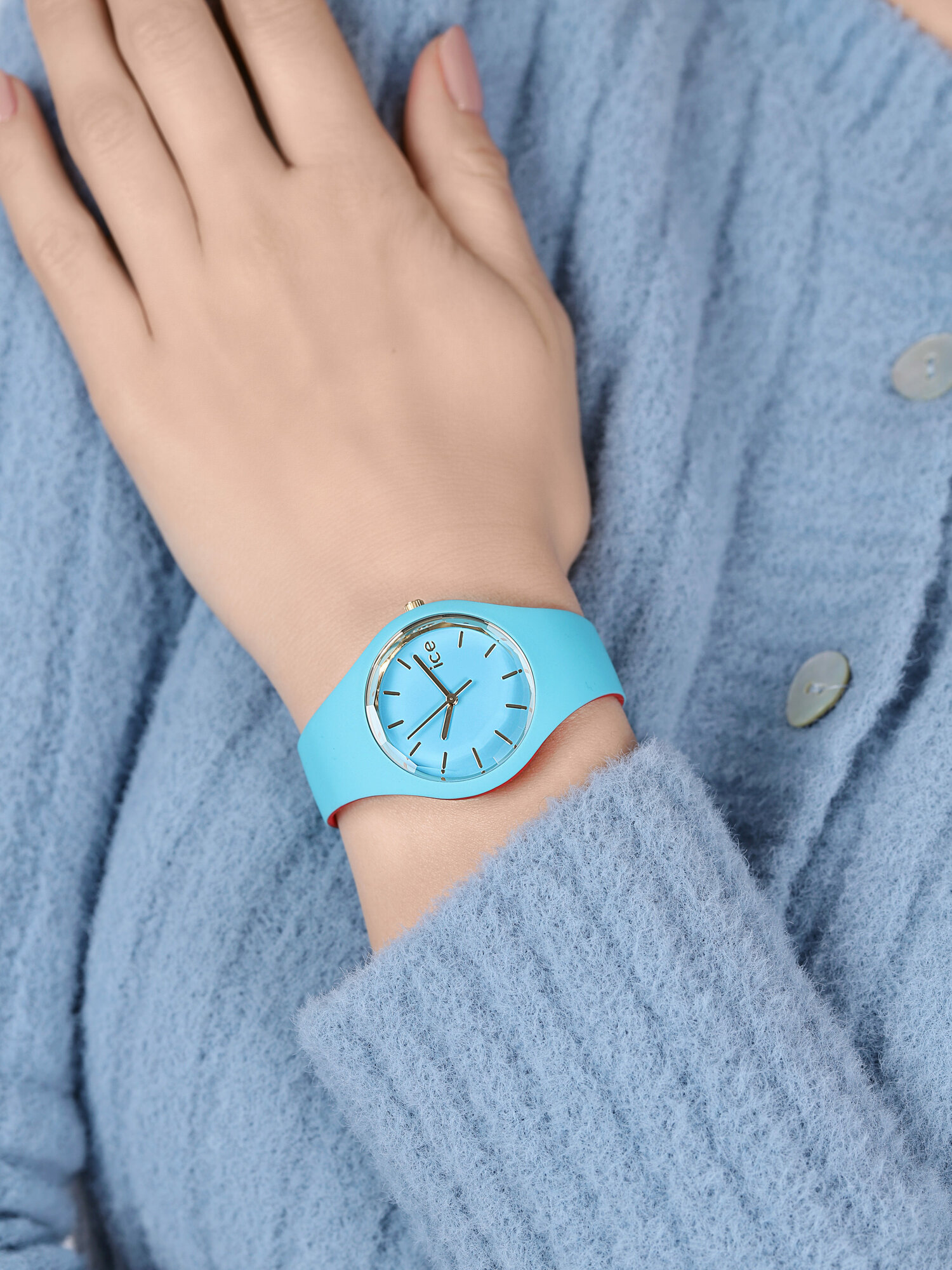 ICE Watch ICE.007232 zegarek niebieski fashion/modowy ICE-Loulou pasek - miniatura 3