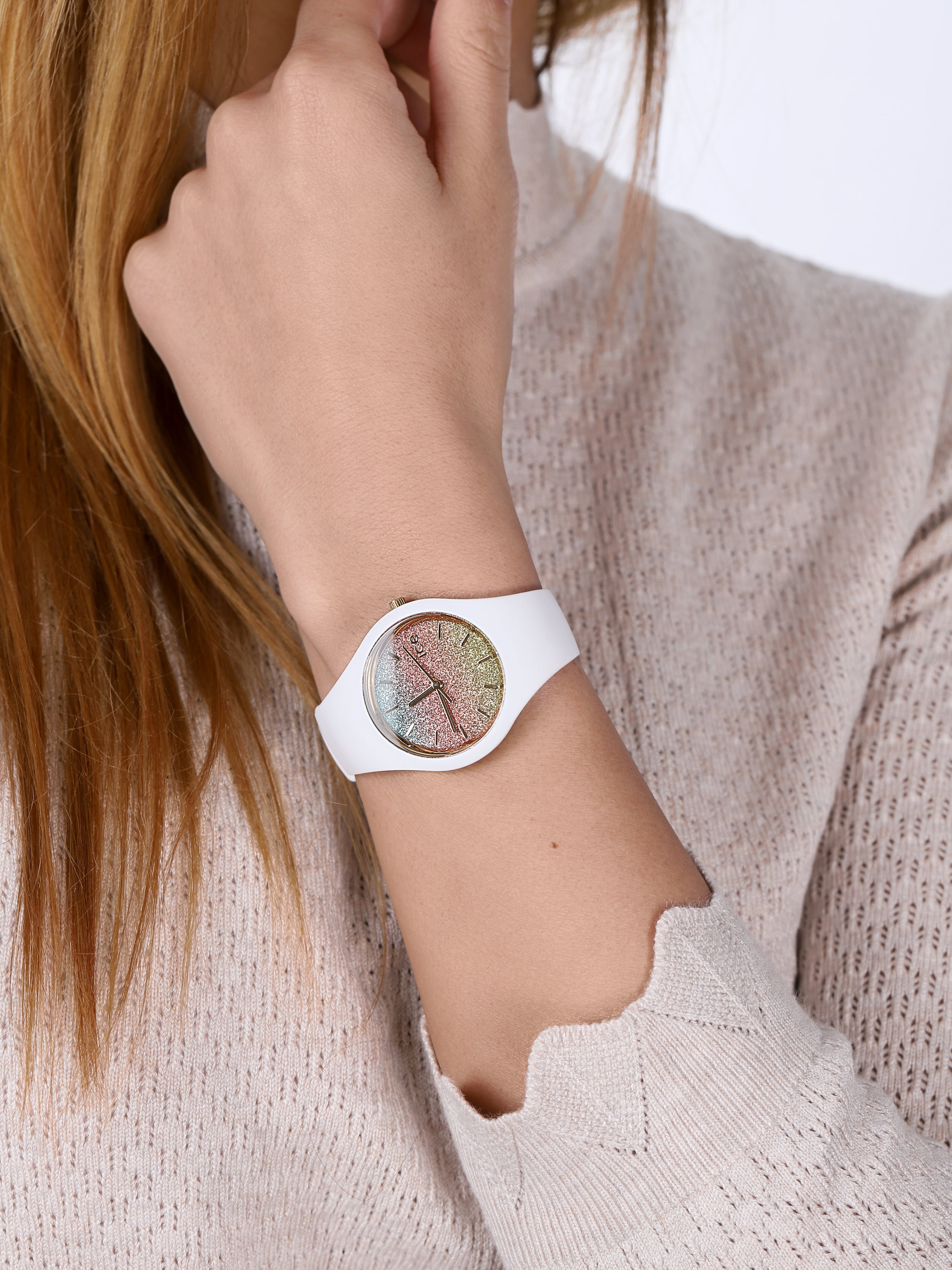 ICE Watch ICE.015604 Ice lo Malibu Rozm. S ICE-Lo klasyczny zegarek biały - miniatura 3