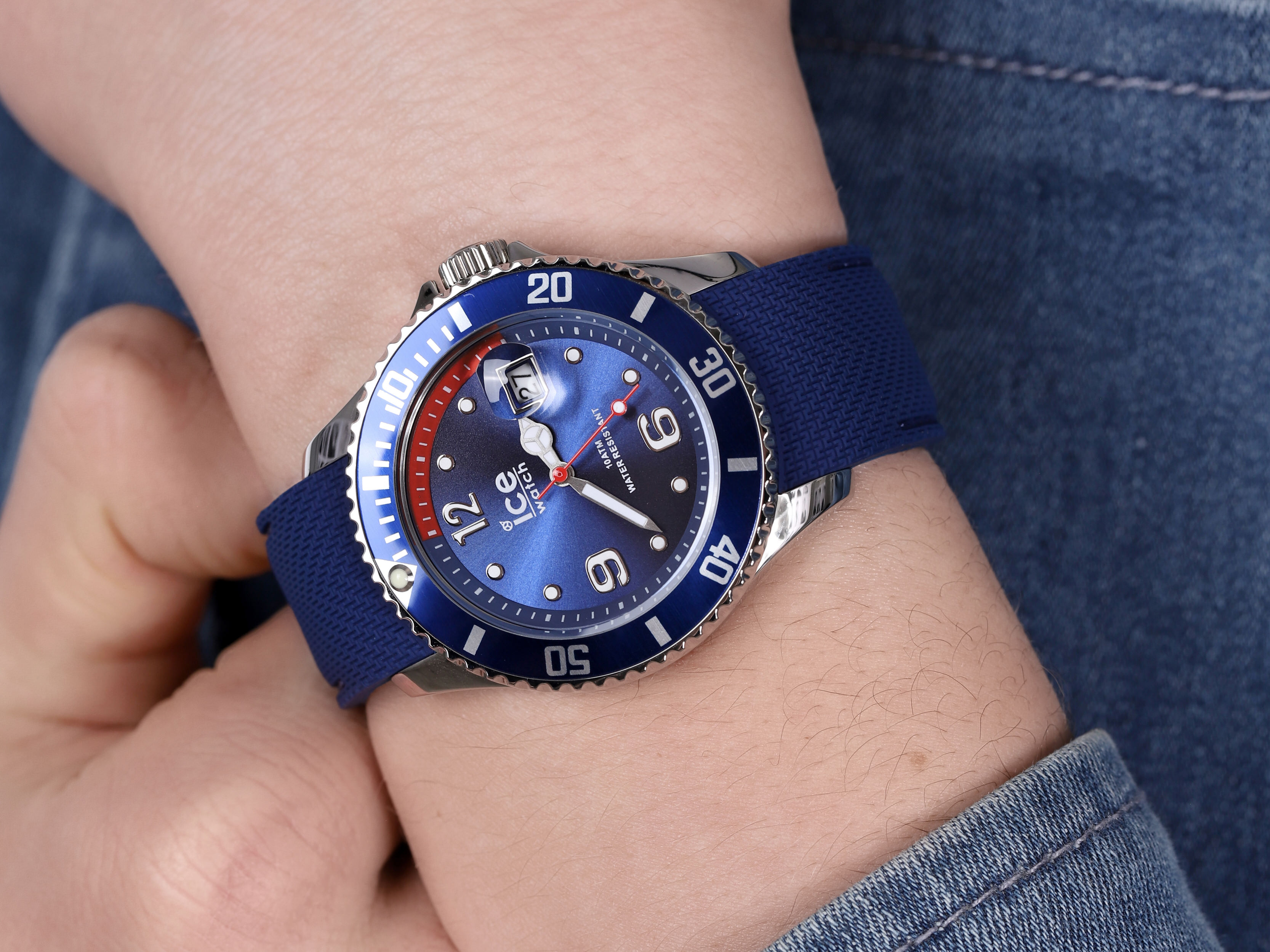 ICE Watch ICE.015770 zegarek srebrny klasyczny ICE-Steel pasek - miniatura 4