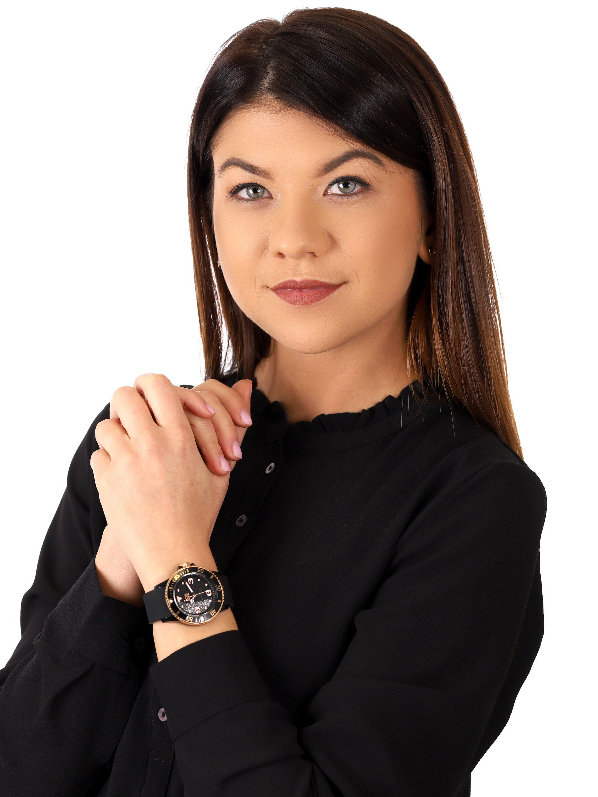 ICE Watch ICE.017249 zegarek czarny klasyczny ICE-Crystal pasek - miniatura 2