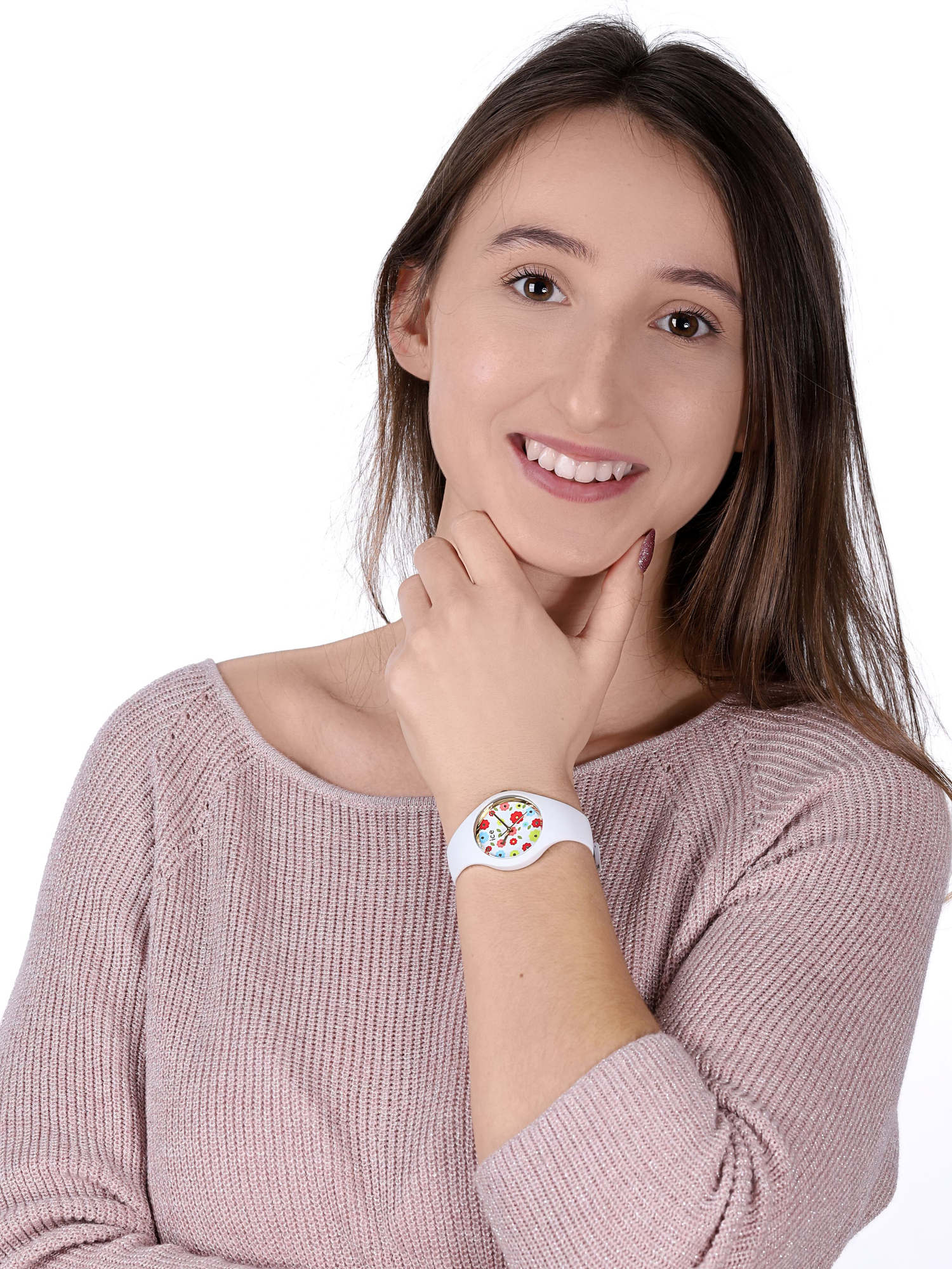 ICE Watch ICE.017582 ICE Flower Flower power Rozm. S Ice-Flower klasyczny zegarek biały