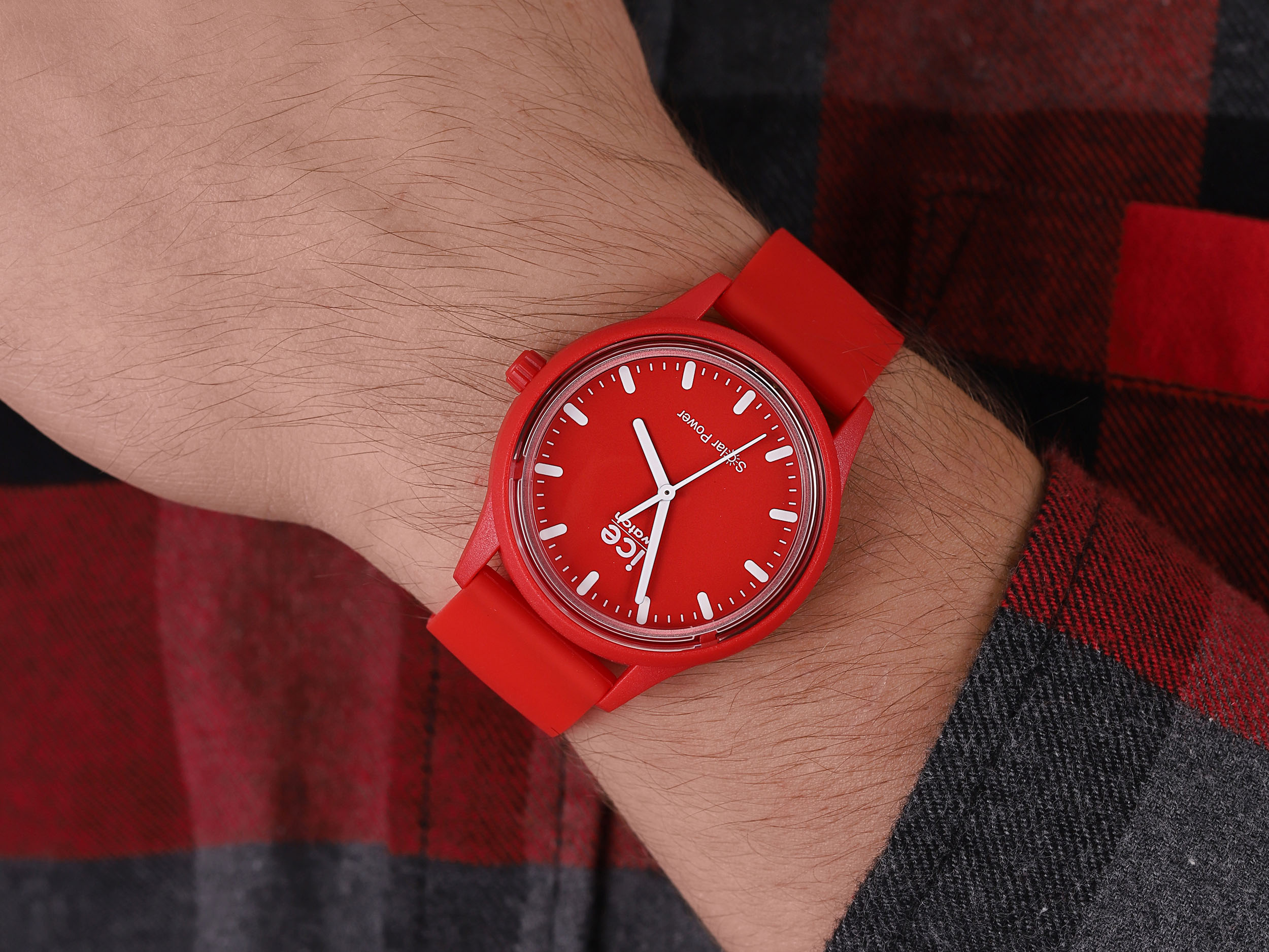ICE Watch ICE.017765 ICE-Solar Power ICE solar power - Red sea Rozm. M zegarek męski klasyczny z tworzywa sztucznego - miniatura 4
