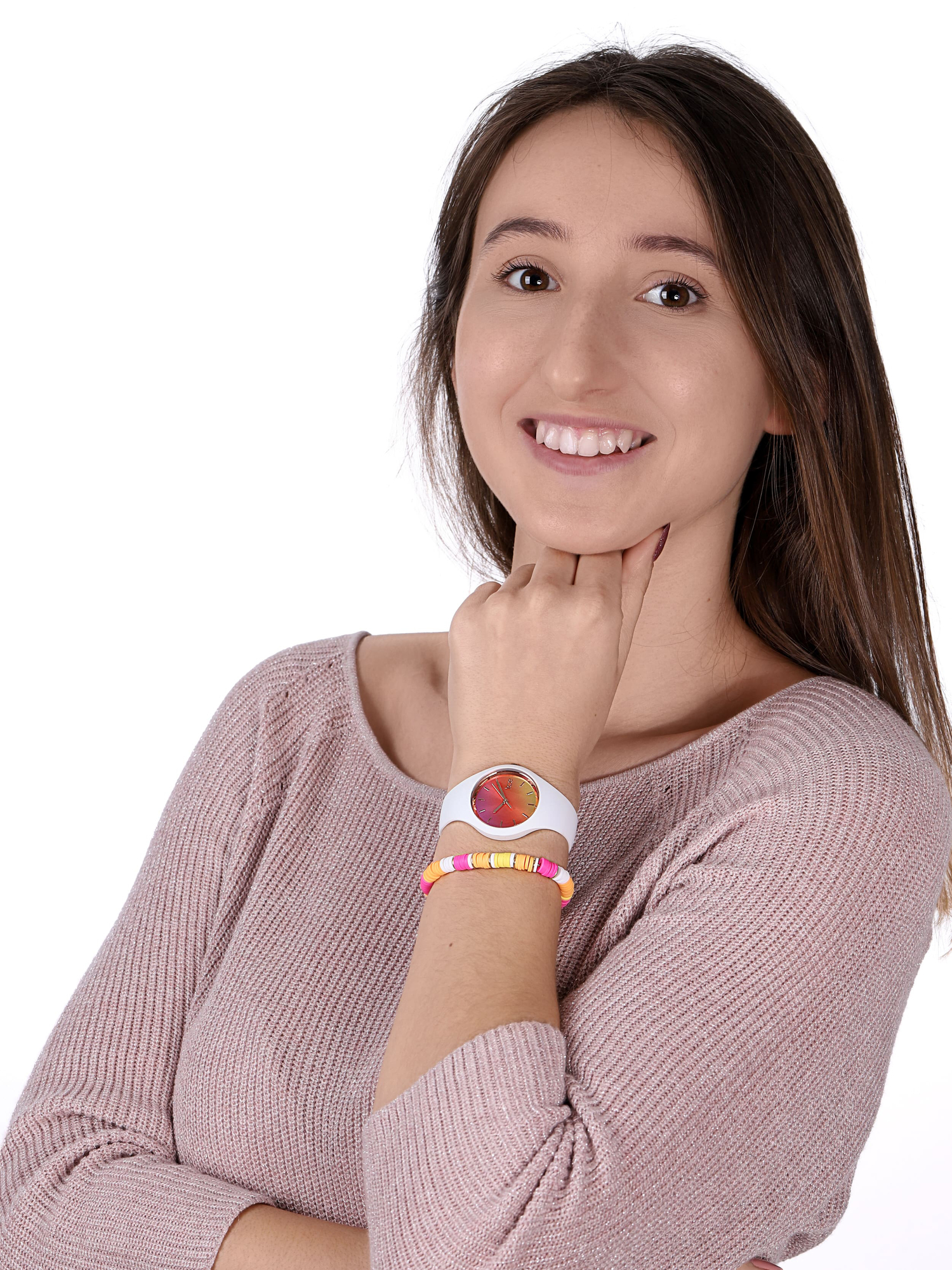 ICE Watch ICE.018495 zegarek biały fashion/modowy ICE-Sunset pasek - miniatura 2