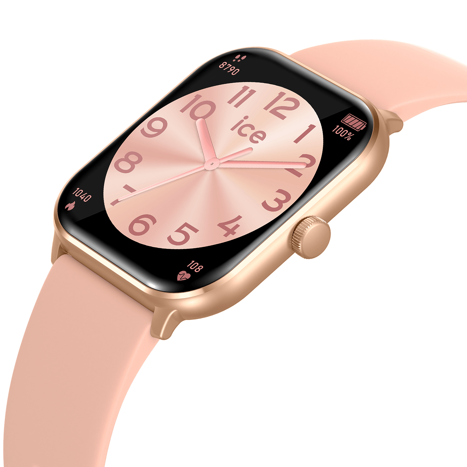 ICE Watch ICE021414 ICE Smart One - Rose-Gold nude pink Rozm M zegarek sportowy ICE-Smart one - miniatura 2
