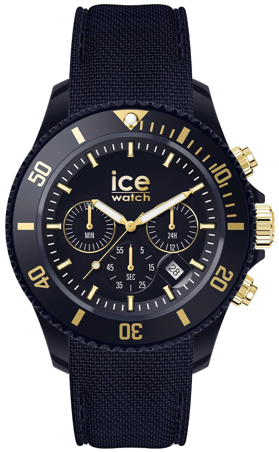 ICE Watch ICE Chrono - Dark Blue Gold rozm. M ICE.021601