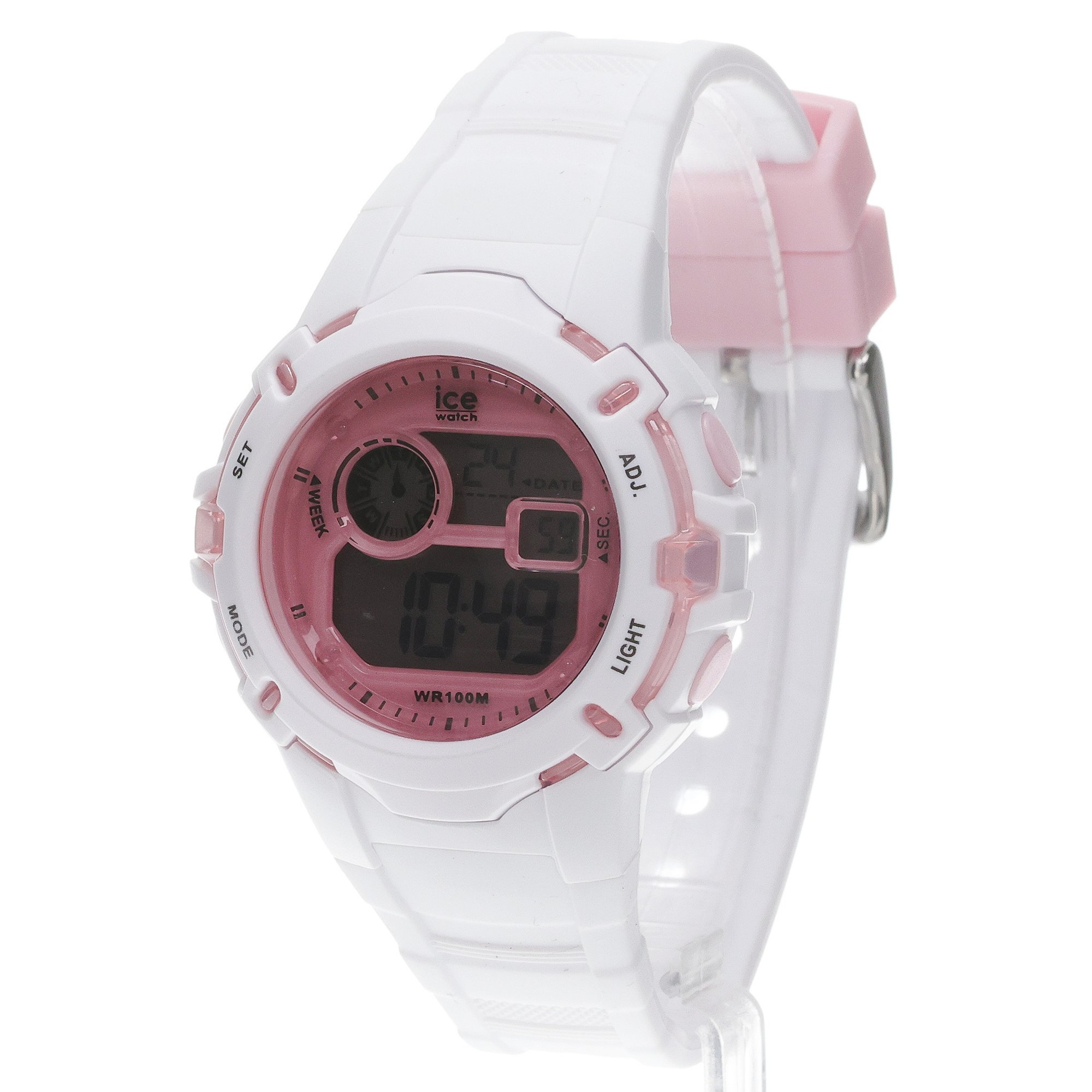 ICE Watch ICE024001 ICE-Digit ICE Digit Explorer - White Pink Rozm S zegarek damski sportowy z tworzywa sztucznego - miniatura 2