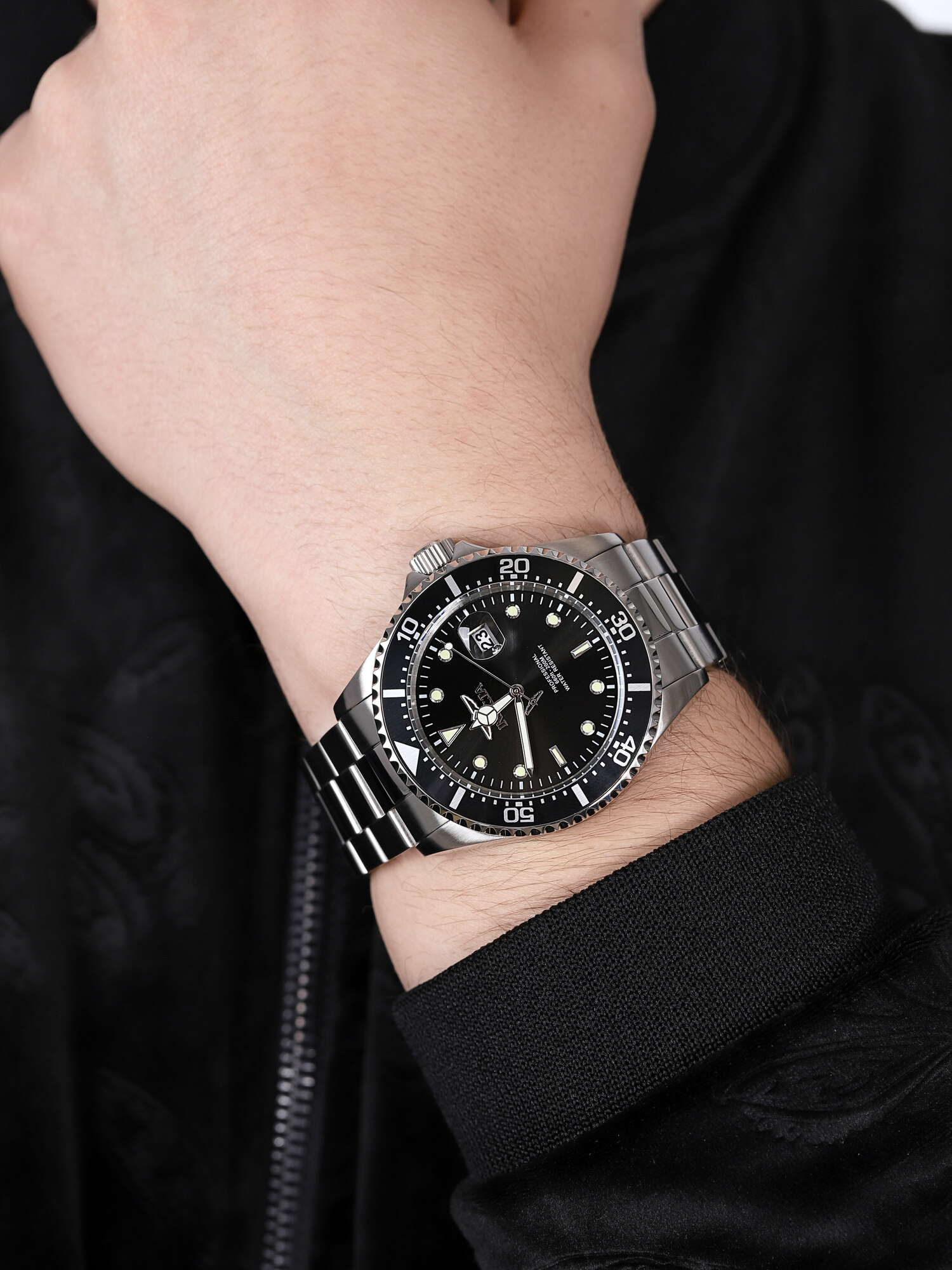 Invicta 22047 zegarek srebrny klasyczny Pro Diver bransoleta - miniatura 3