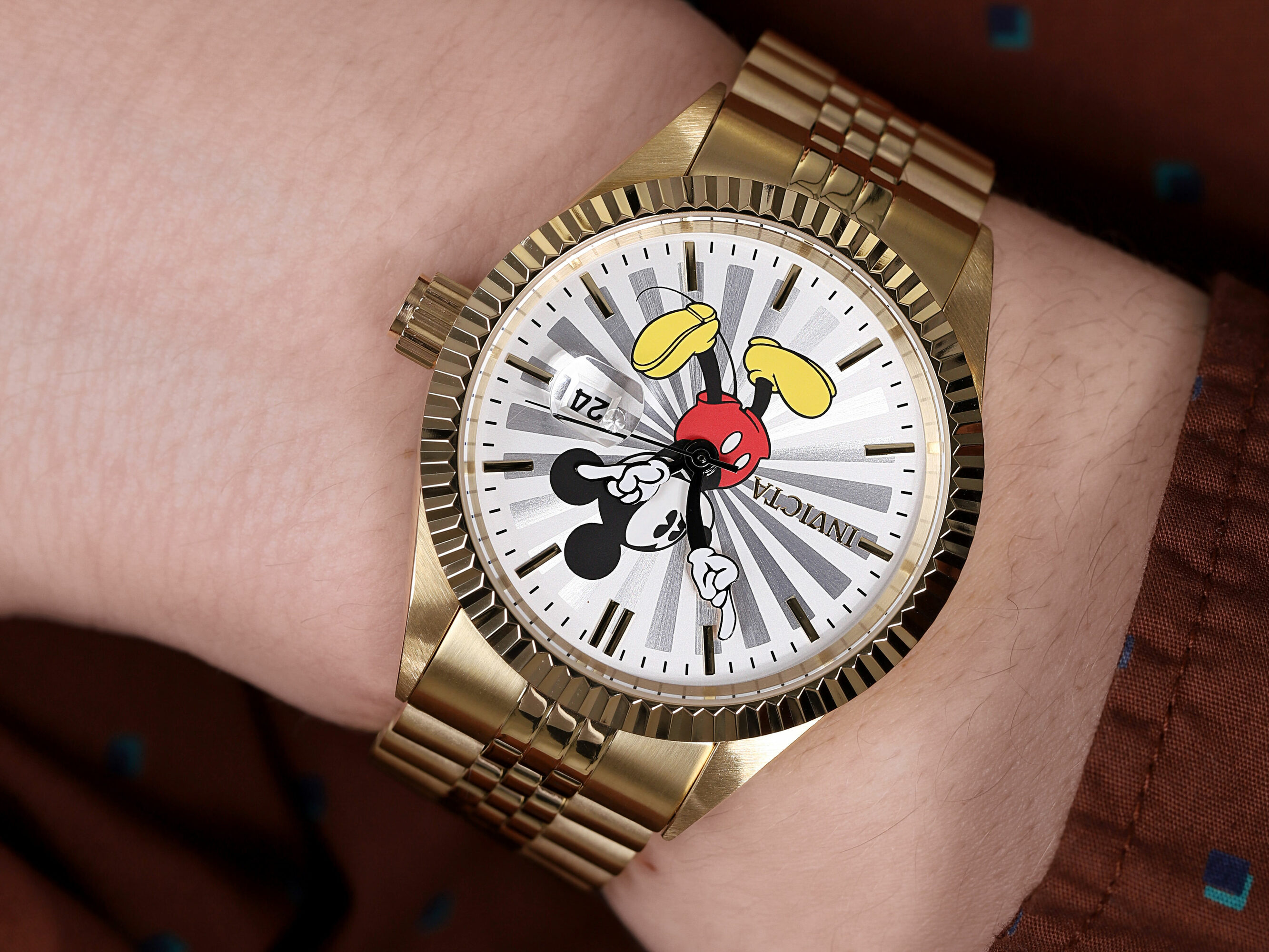 Invicta 22770 zegarek złoty klasyczny Disney bransoleta - miniatura 4