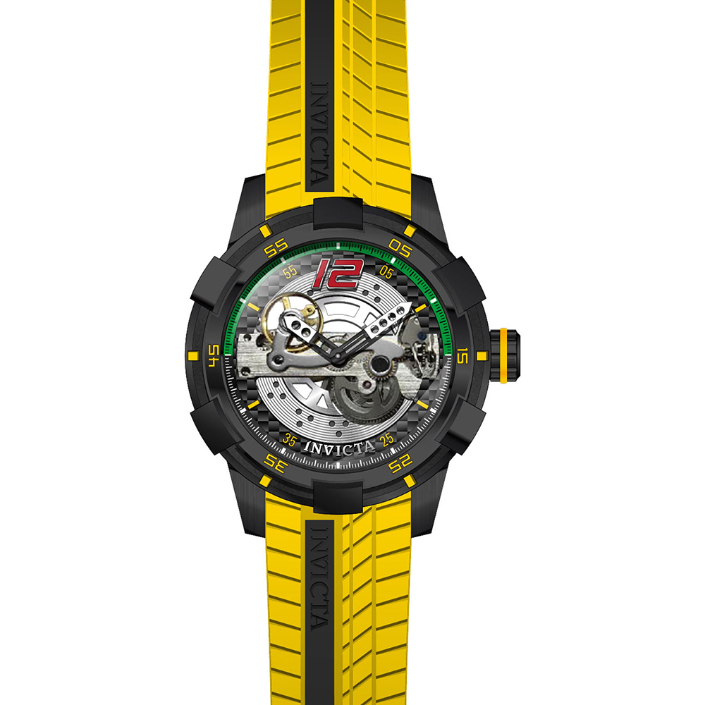 Invicta 26617 zegarek czarny klasyczny S1 Rally pasek - miniatura 3