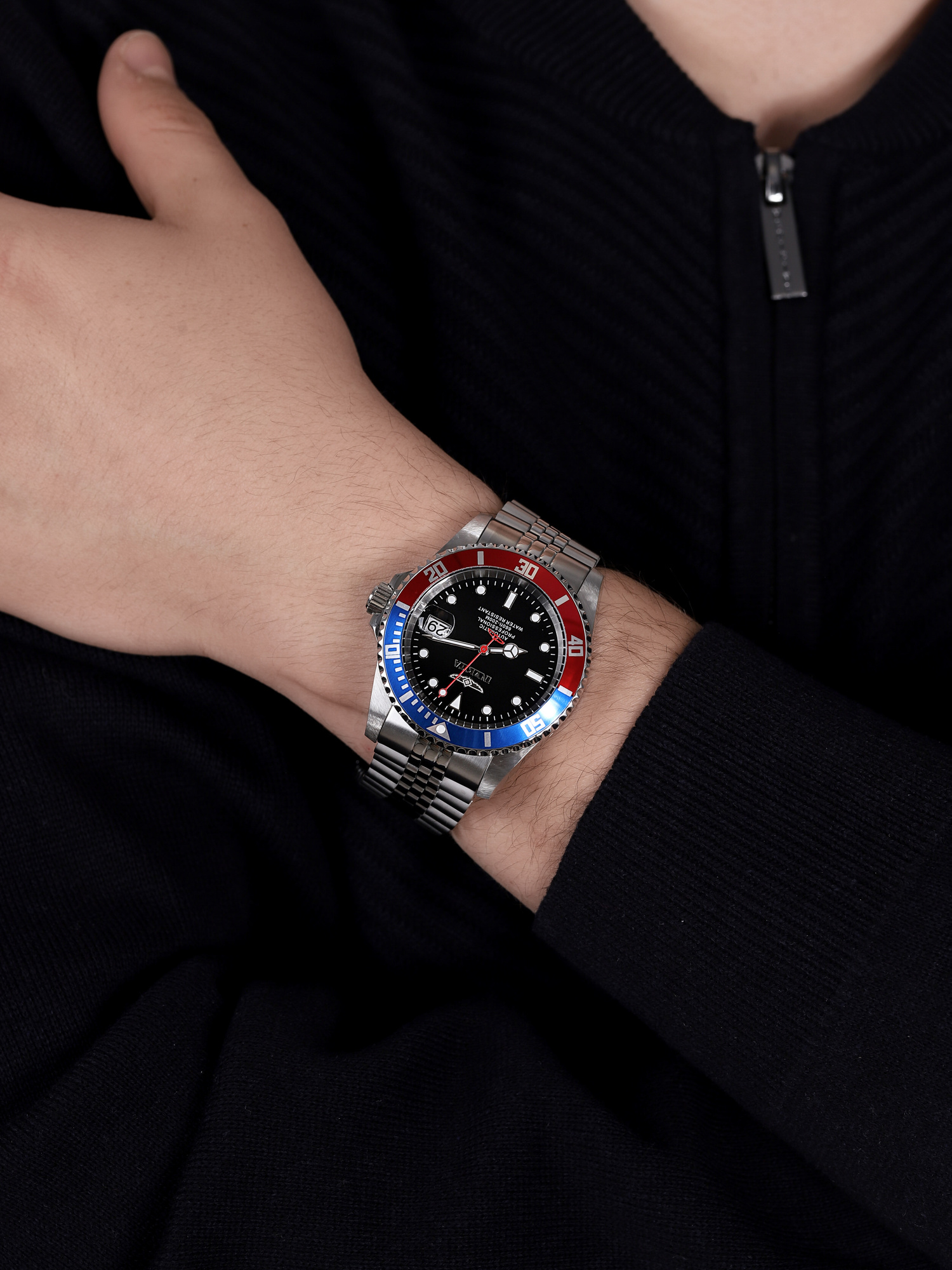 Invicta 29176 zegarek srebrny klasyczny Pro Diver bransoleta - miniatura 3