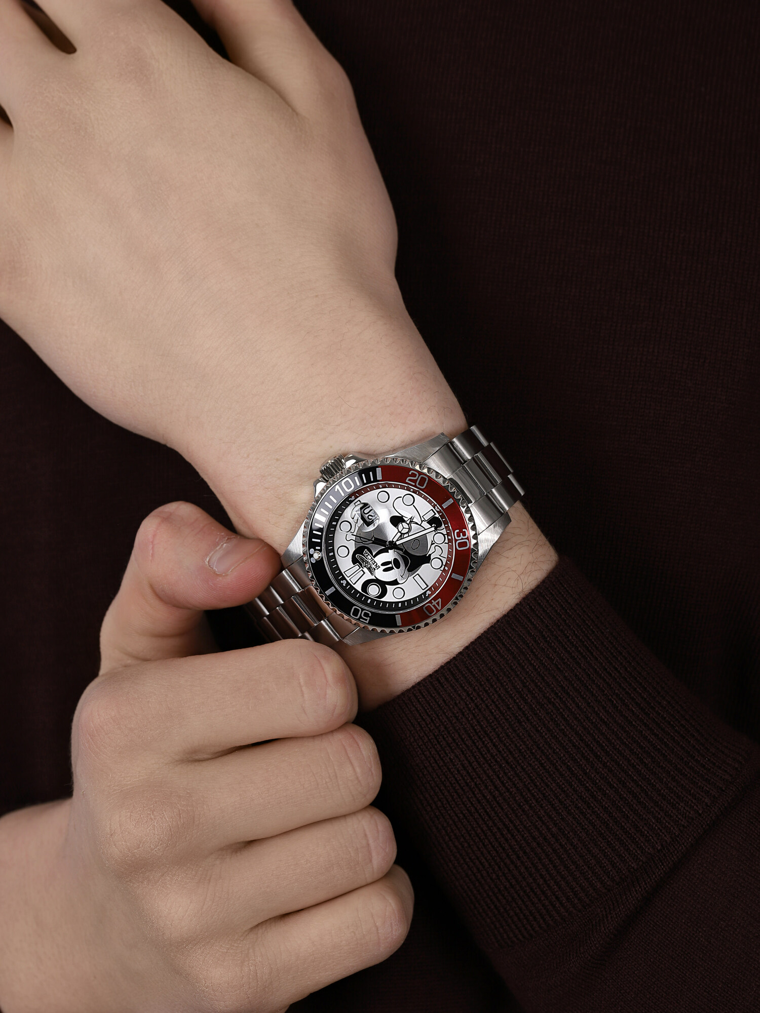 Invicta 32440 Disney DISNEY MICKEY MOUSE LIMITED EDITION zegarek męski klasyczny mineralne - miniatura 3