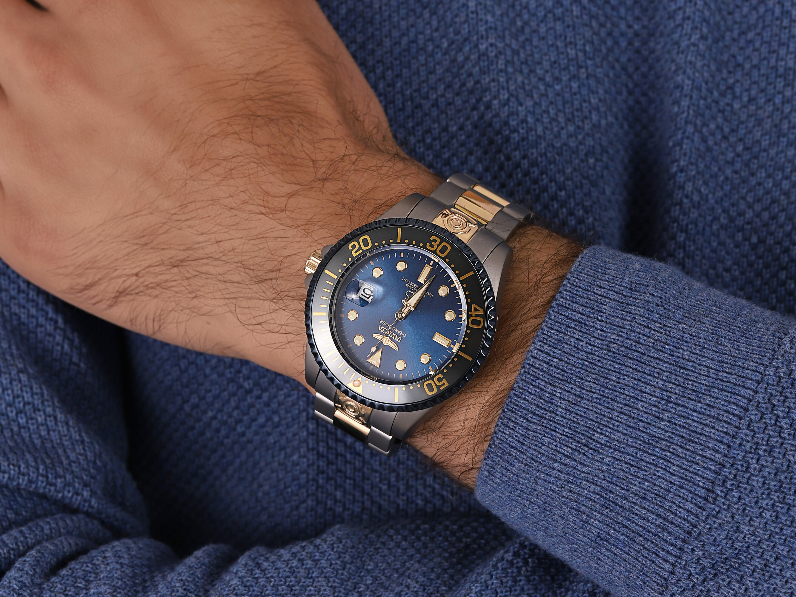 Invicta 33910 zegarek szary sportowy Pro Diver bransoleta - miniatura 6