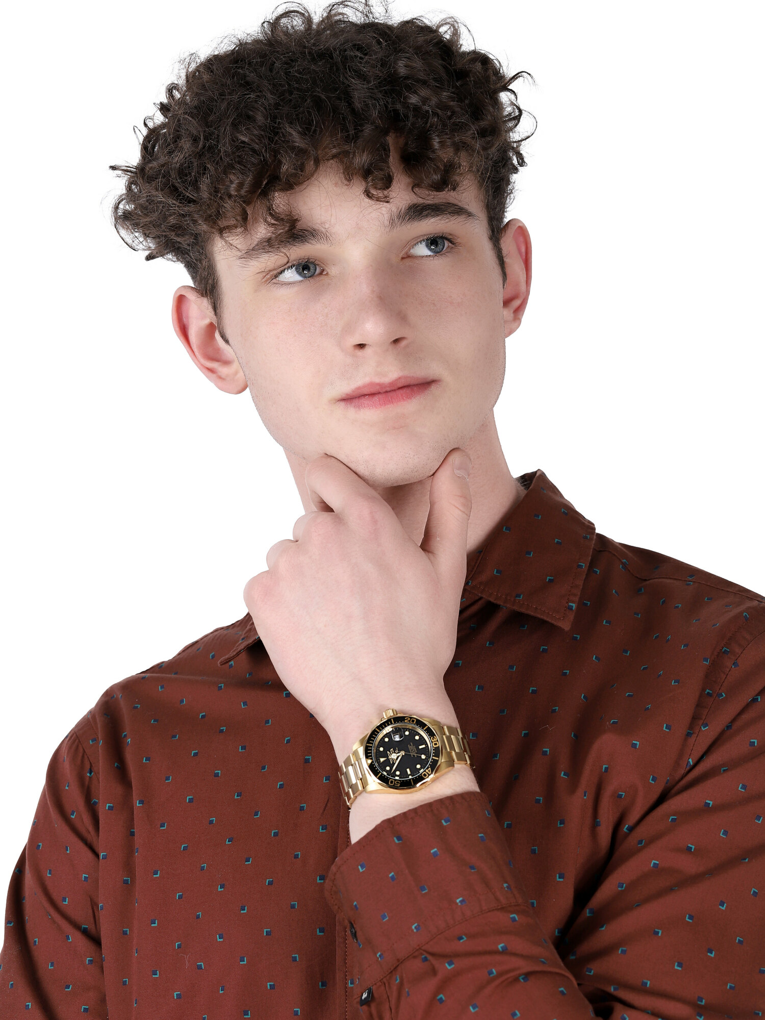 Invicta 9311 zegarek czarny elegancki Pro Diver bransoleta - miniatura 2