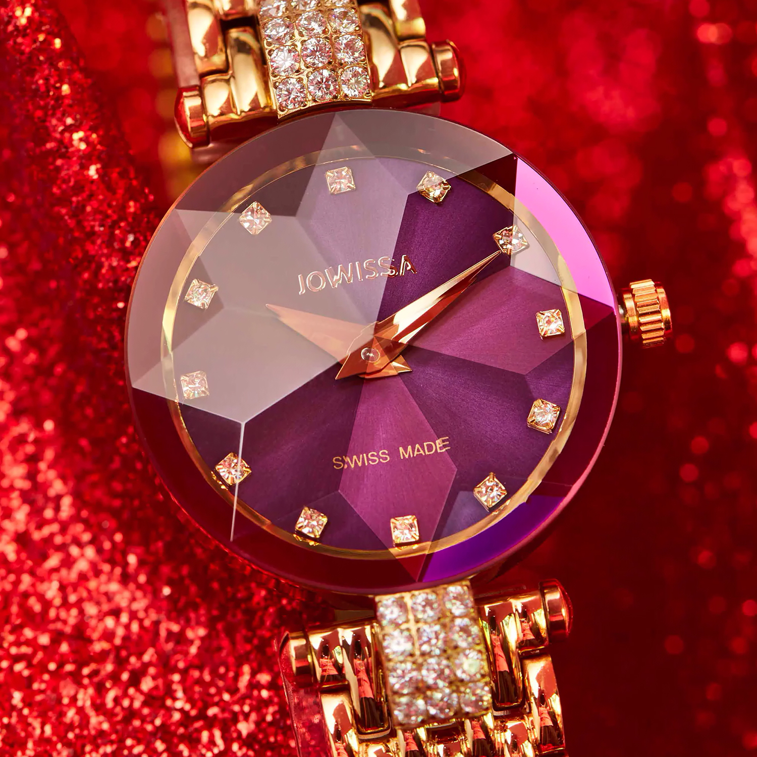 J5631S zegarek złoty elegancki Facet bransoleta - miniatura 4