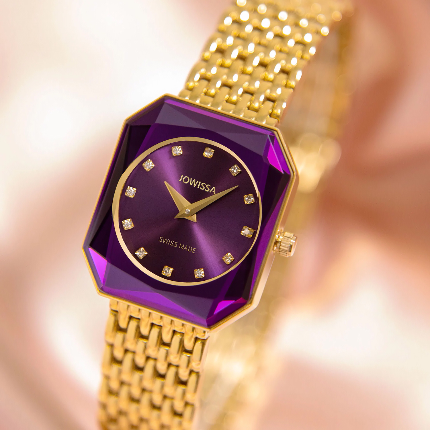 J8081M zegarek złoty elegancki Facet bransoleta - miniatura 4