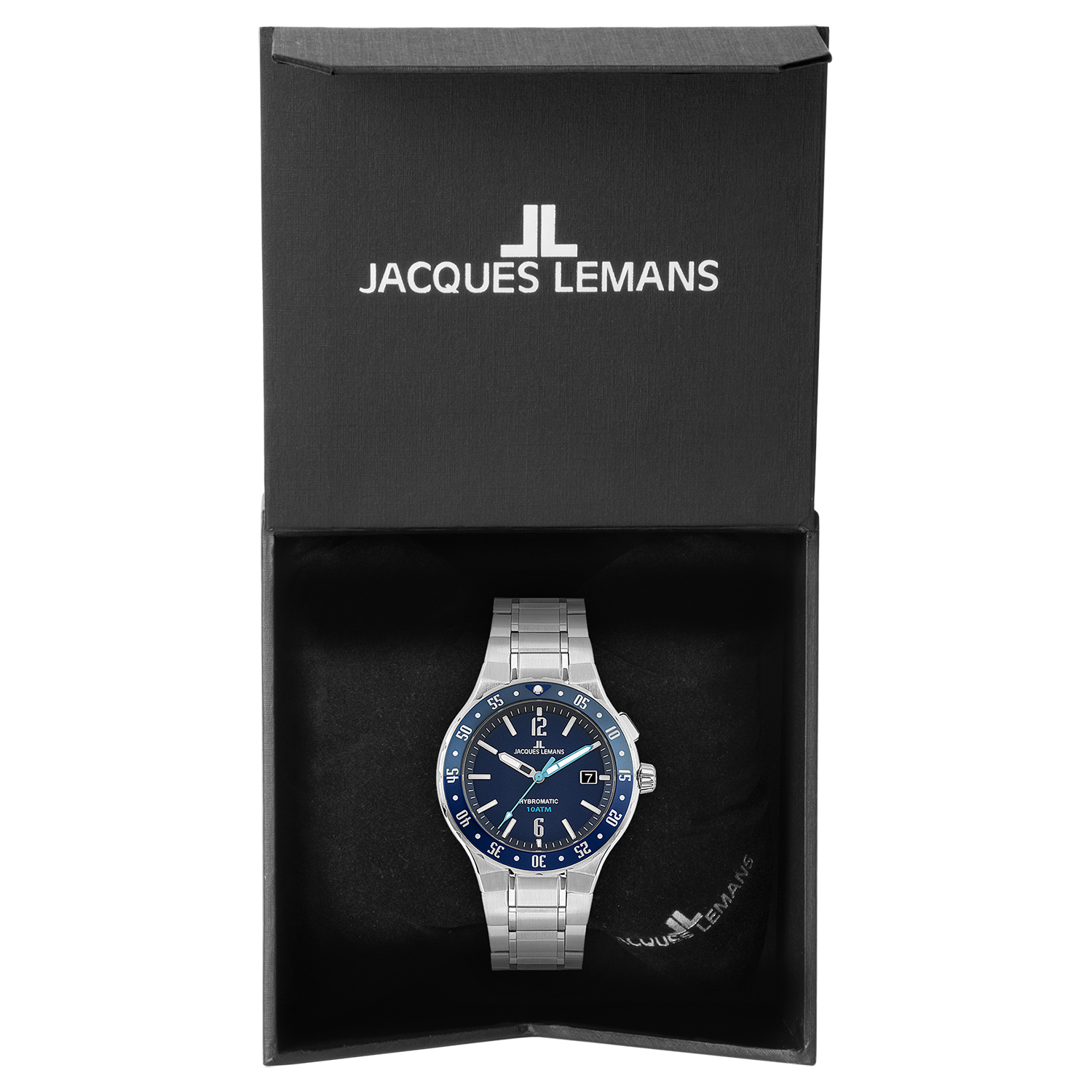 Jacques Lemans 1-2109H męski zegarek Hybromatic - miniatura 3