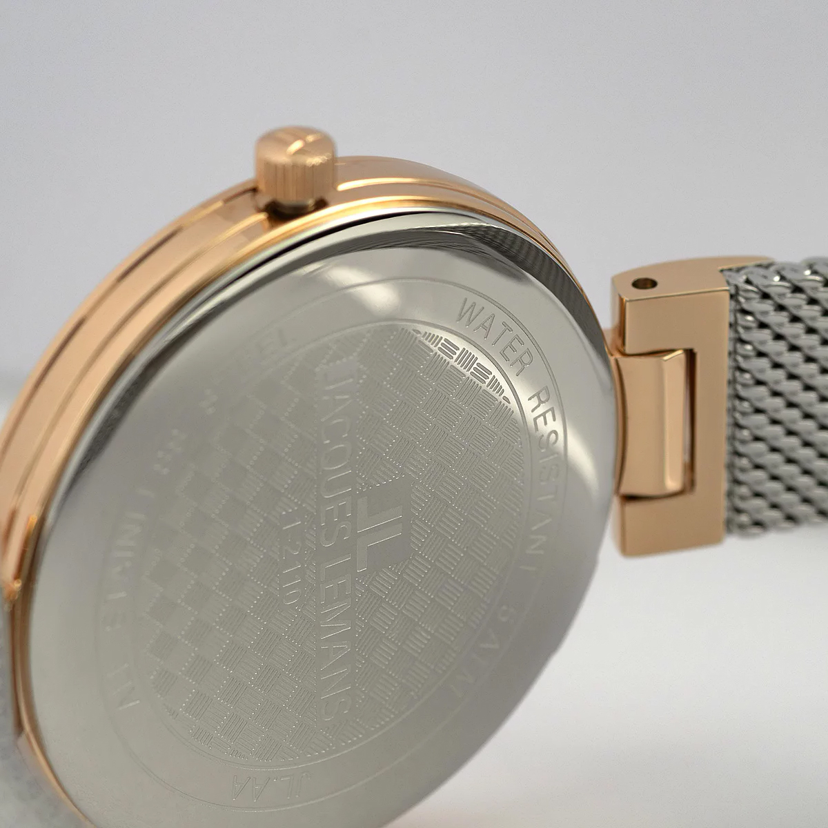 Jacques Lemans 1-2110K zegarek różowe złoto klasyczny Classic bransoleta - miniatura 7